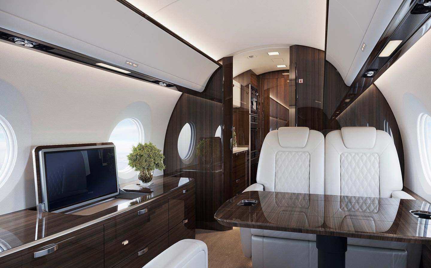 Aurum Sky - Private Jet Interior Renewal